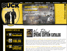 Tablet Screenshot of buckcattle.com